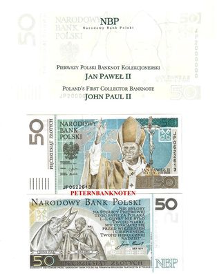 POLEN / POLAND 50 Zlotych 2006 comm folder Unc. P. 178 62995#