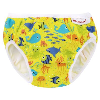 Imse Vimse Schwimmwindel, Badewindel, Aquawindel, Babybadehose Yellow