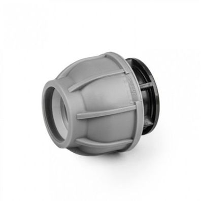 Endkappe fér PE Rohre Verschraubung 20mm PN10 BRADAS 7308