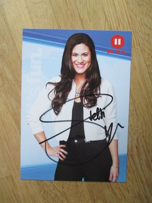 RTL2 Fernsehmoderatorin Stephanie Brungs - handsigniertes Autogramm!!!
