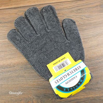 Wollhandschuhe, Einheitsgrösse, Stretch, Feinstrick, Woll-Mischgewebe Art.-Nr. 14153