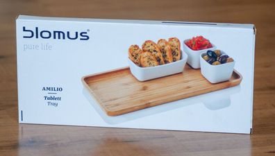 Blomus pure life - Amilio - Tablett Tray aus Bambus Holz - OTO432 / Neuware