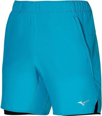 Mizuno Fitness Artikel 7.5 2in1 Short Algiers Blue 185970