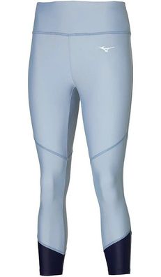 Mizuno Damen Fitness Artikel Damen Leggins 3/4 Tight Blue Blizzard 186101