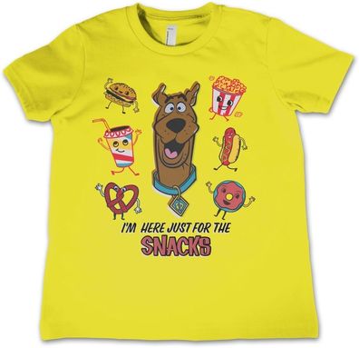 Scooby-Doo T-Shirt I'M Here Just For The Snacks Kids T-Shirt WB-12-SBD008-DTF033