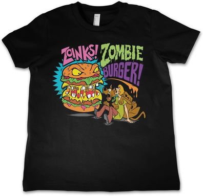 Scooby-Doo T-Shirt Zombie Burger Kids T-Shirt WB-12-SBD009-DTF032
