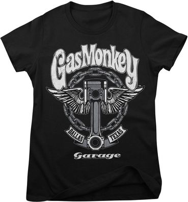 Gas Monkey Garage T-Shirt Big Piston Girly Tee GMG-5-GMG026-H93-12