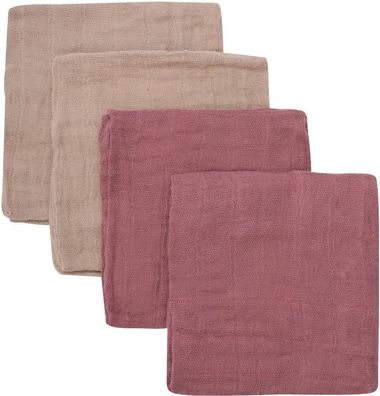 Pippi Babywear Kinder Windeln Organic Cloth Muslin (4-Pack) 4455