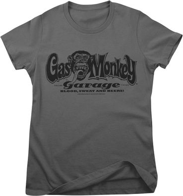 Gas Monkey Garage T-Shirt Logo Girly Tee GMG-5-GMG044-H95-10