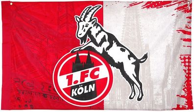 1. FC Köln Zimmerfahne 'Logo' 90 x 140 cm