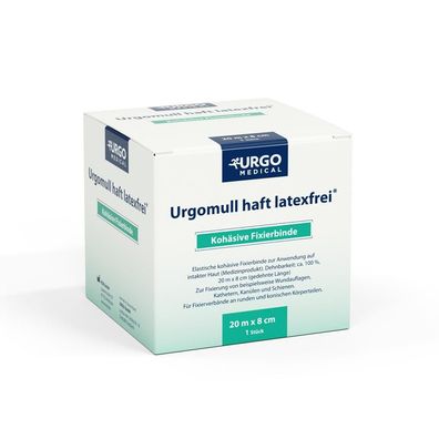 Urgomull haft latexfrei Fixierbinde 20 m x 8 cm 1 Stück