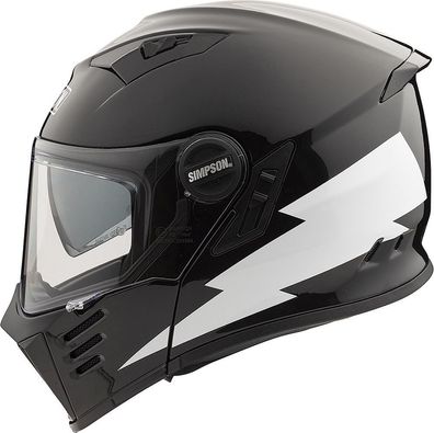 Simpson Motorrad Klapphelm Helmet Ece22.06 Darksome 18611