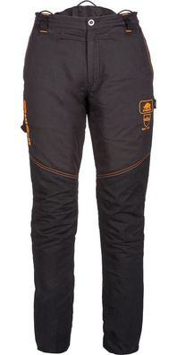 SIP Bundhose Schnittschutzhose, Klasse 1 Typ A 1RP1 Anthrazitgrau/Schwarz-L