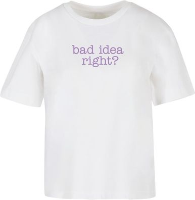 Miss Tee Damen T-Shirt Bad Idea Tee MST153