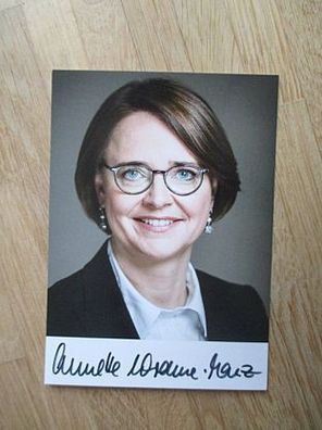 Staatssekretärin CDU Annette Widmann-Mauz - handsigniertes Autogramm!!!