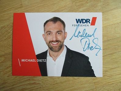 WDR Fernsehmoderator Michael Dietz - handsigniertes Autogramm!!!