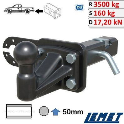 Heavy Duty Anhängerkupplung 2-Zoll Einshub mit Spannkeil für Honda Passport 19