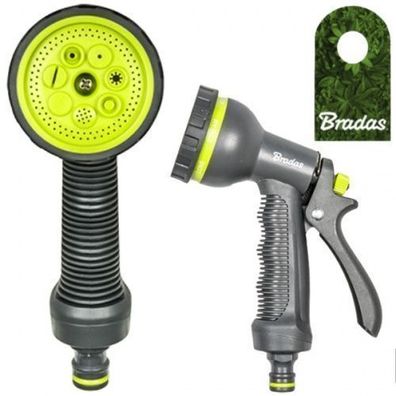 Gartenbrause 7-funktionsbrause Spréhpistole Spritzpistole BRADAS 2105