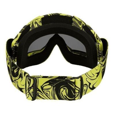 Motocross Brille Motorradbrille Racing Googles Quad Bike Cross Enduro gelb