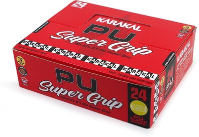 Karakal PU Super Grip Yellow Box 24 Pcs. / PU Yellow 24