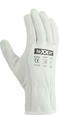 teXXor Rindnappaleder-Handschuhe Fahrer (12 Paar) 1153