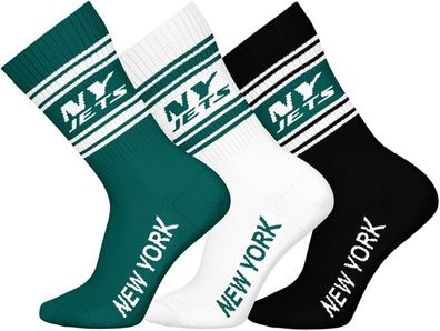 New York Jets 3pk Crew Socks 5600427