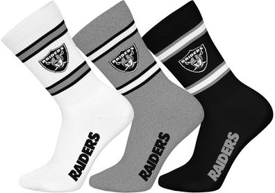 Las Vegas Raiders 3pk Crew Socks 5600454