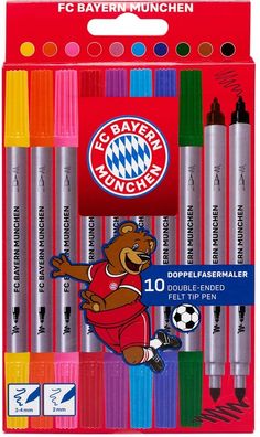 FC Bayern München Doppelfasermaler 10er-Set 31945