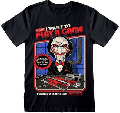 Steven Rhodes X Saw I Want To Play A Game T-Shirt STU06810TSB