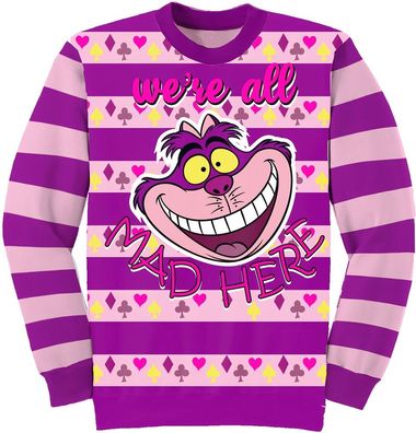 Alice In Wonderland All Mad Here Jumper DIS08674KJC