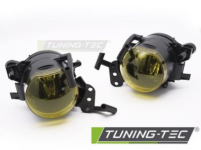 Nebelscheinwerfer passend für BMW E60 E61 03-10 Sedan Touring Gelb