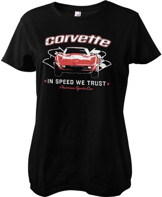 Corvette Damen In Speed We Trust Girly Tee GM-5-CORV016-H96-6