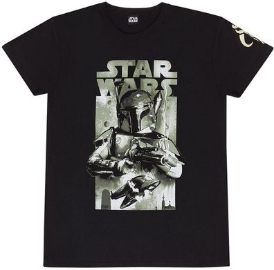 Star Wars Boba Fett Stylized Poster T-Shirt SWC08995TSB