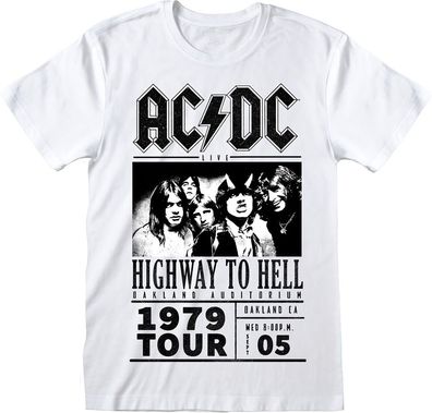 AC/DC Highway To Hell 1979 Tour T-Shirt ACD08626TSW