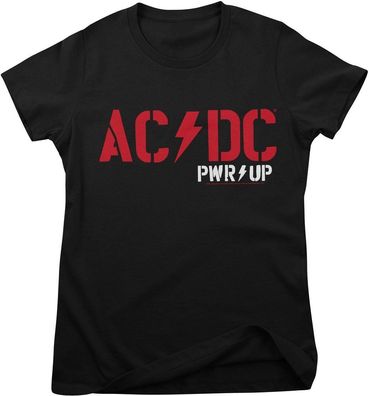 AC/DC Damen Pwr Up Girly Tee PS-5-ACDC014-H96-9