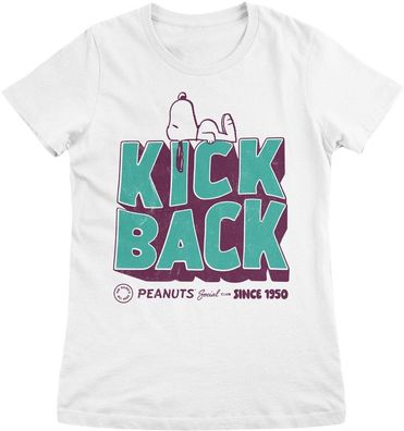 Peanuts Damen Kick Back Social Club Girly Tee PNC-5-PN006-H85-11