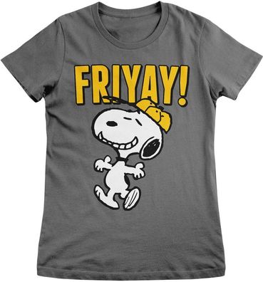 Peanuts Damen Snoopy Friyay Girly Tee PNC-5-PN005-H49-9