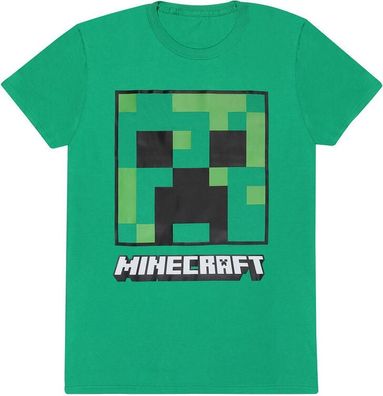 Minecraft Kinder Creeper Face T-Shirt MIN08804TSC