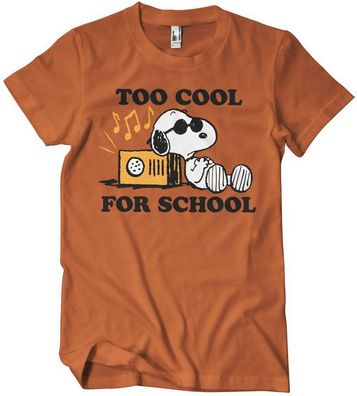Peanuts Snoopy Too Cool For School T-Shirt PNC-1-PN003-H77-9