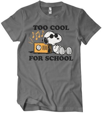 Peanuts Snoopy Too Cool For School T-Shirt PNC-1-PN003-H77-9