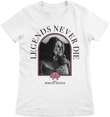 The White Lotus Damen Legends Never Die Girly Tee WB-5-TWL002-DTG