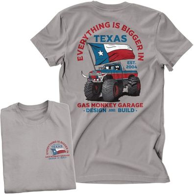 Gas Monkey Garage Everything Is Bigger In Texas T-Shirt GMG-1-GMG101-H94-14