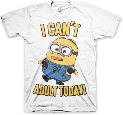 Minions I Can't Adult Today Big Tall T-Shirt UV-1-DMF004-H86-6