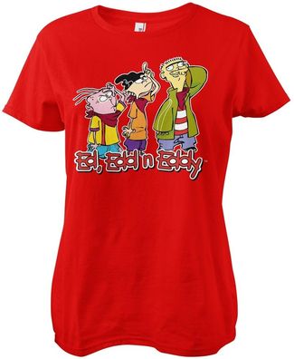 Cartoon Network Damen Ed, Edd n Eddy Girly Tee WB-5-EEE001-DTF920