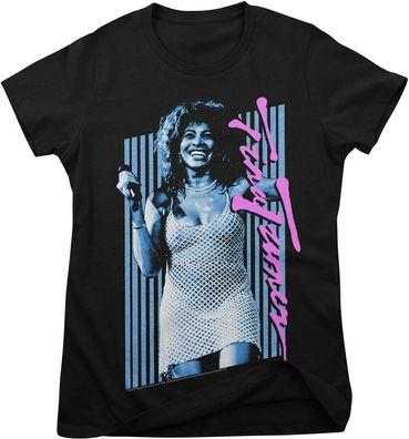 Tina Turner Damen 80S Girly Tee PS-5-TT002-H84-15