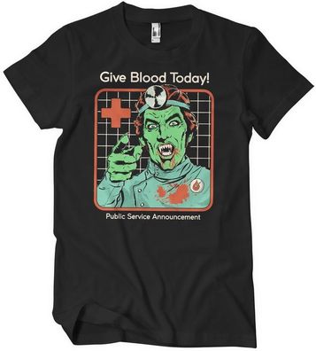Steven Rhodes Give Blood Today Big Tall T-Shirt DTR-1-SR085-DTF725