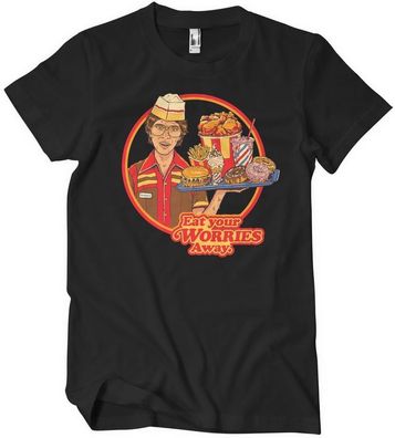 Steven Rhodes Eat Your Worries Away Big Tall T-Shirt DTR-1-SR033-DTF717