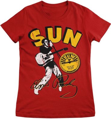 Elvis Presley Damen Sun Records Girly Tee PS-5-SUNEP006-H96-7
