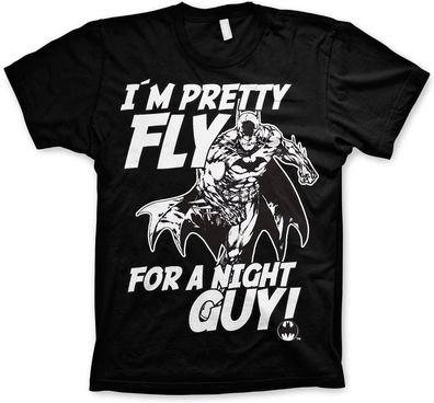 Batman I'm Pretty Fly For A Night Guy Big Tall T-Shirt WB-1-BAT017-H39-12