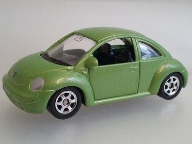 VW New Beetle grünmetallic ca. 1:60 Welly 52061 Modellauto
